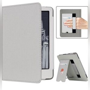 RSAquar Gray Kindle Paperwhite Case With Hand Strap